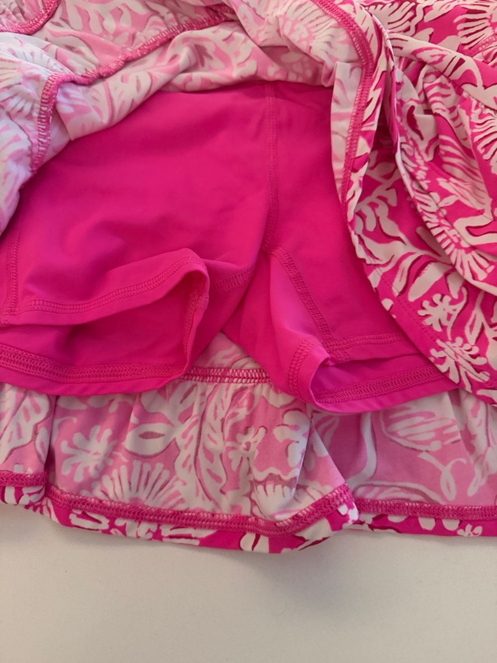 Pink Lilly Floral Women's Skirt cs - Picture 2 of 3